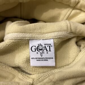 G.O.A.T. Unisex Yellow Sweatshirt Size M